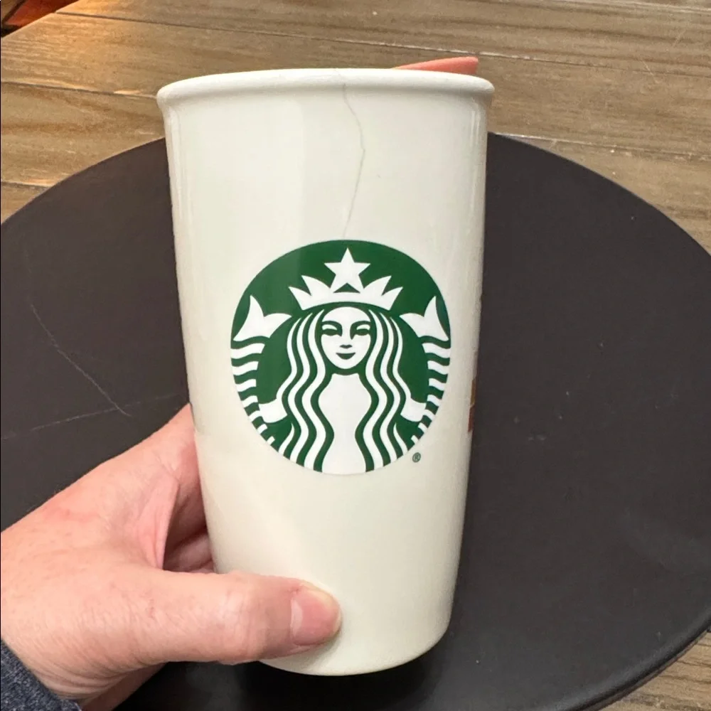 Disney Starbucks Walt Disney World 50th Anniversary Magic Kingdom Travel Tumbler